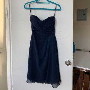 Sorella Vita Navy Chiffon Bridesmaid Dress